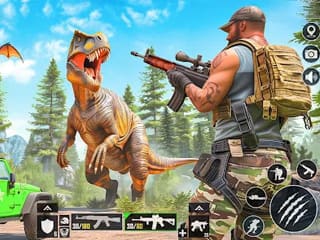 Army Defence Dino Shoot