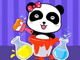 Baby Panda Color Mixing Studio