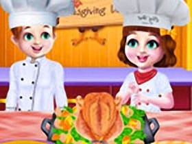 Chef Twins Thanksgiving Dinner Cooking