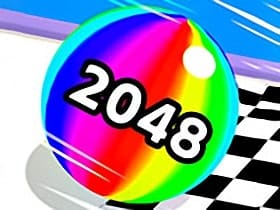 Color Ball Run 2048