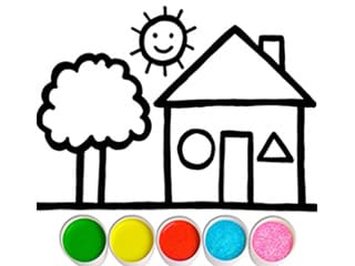 Coloring Book: House