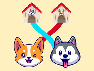 Doge Rush : Draw Home Puzzle