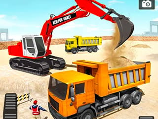 Excavator Crane Driving Sim