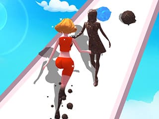 Girl Run Beauty 3D