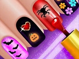 Glow Halloween Nails