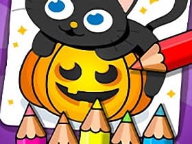 Halloween Coloring Games