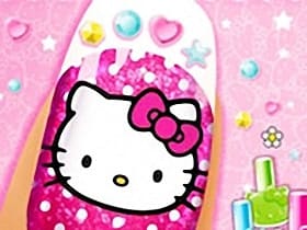 Hello Kitty Nail Salon