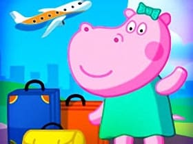 Hippo Family Airport Adventure