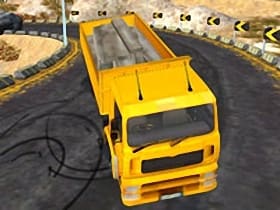 Long Trailer Truck Cargo Truck Simulator Game