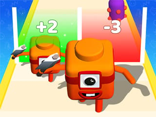 Merge Number Cube: 3D Run Game