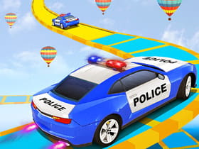 Police Car Stunts Racing