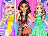 Princesses Different Style Dress Fashion