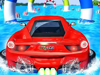 Water Surfer Car Stunt